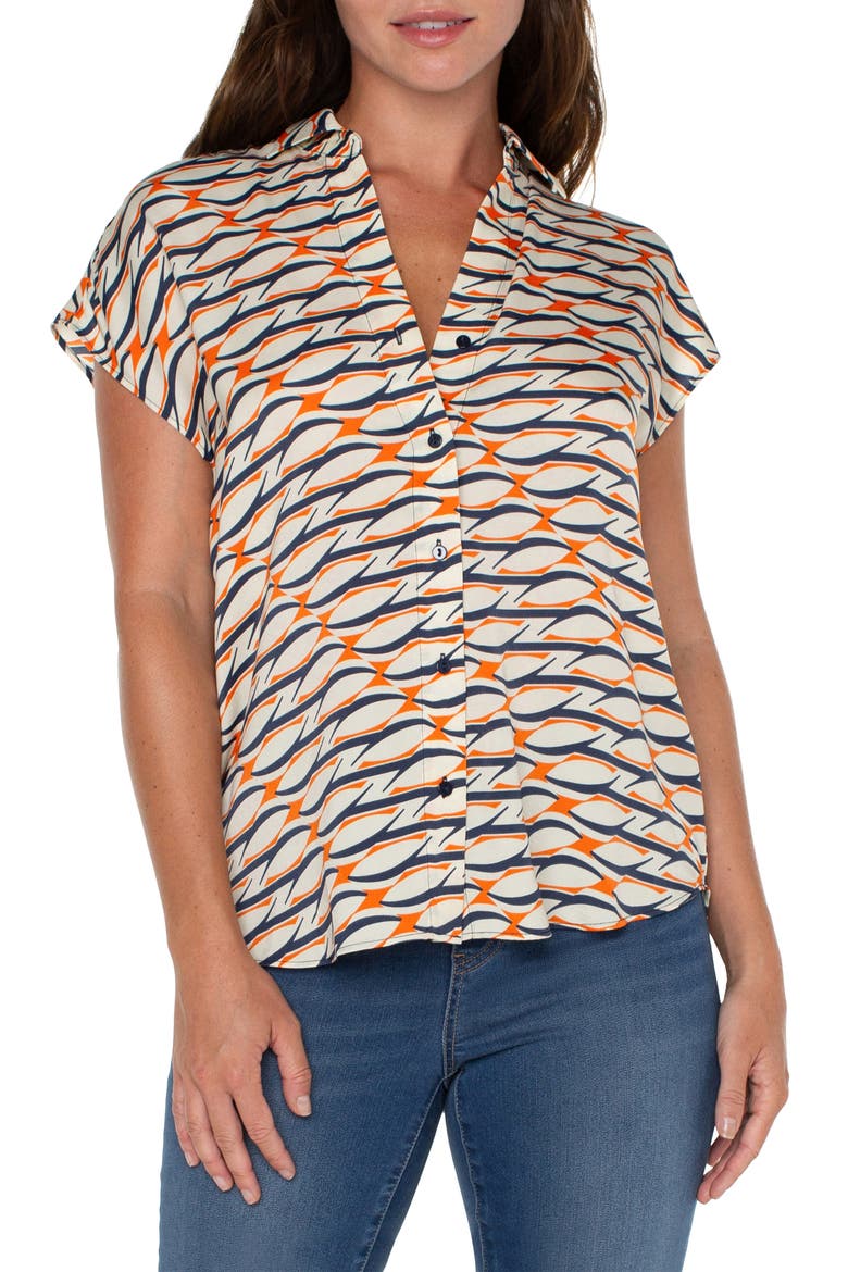 Dolman Sleeve Top, Main, color, LAVA GEO