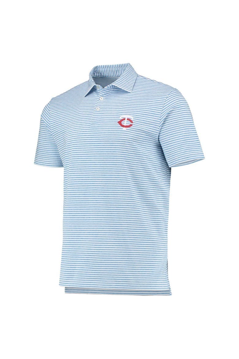 Men's Vineyard Vines Light Blue Minnesota Twins Heathered Winstead Sankaty Polo, Alternate, color, Light Blue