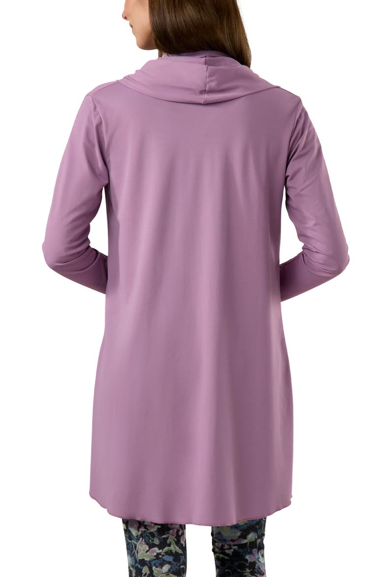 Hooded Resort Wrap, Alternate, color, Grape