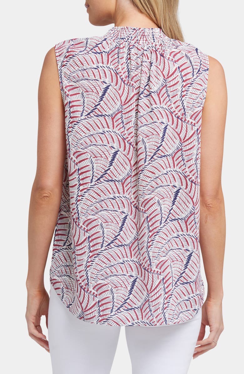 NYDJ Gemma Sleeveless Smocked Neck Top, Alternate, color, Calanda