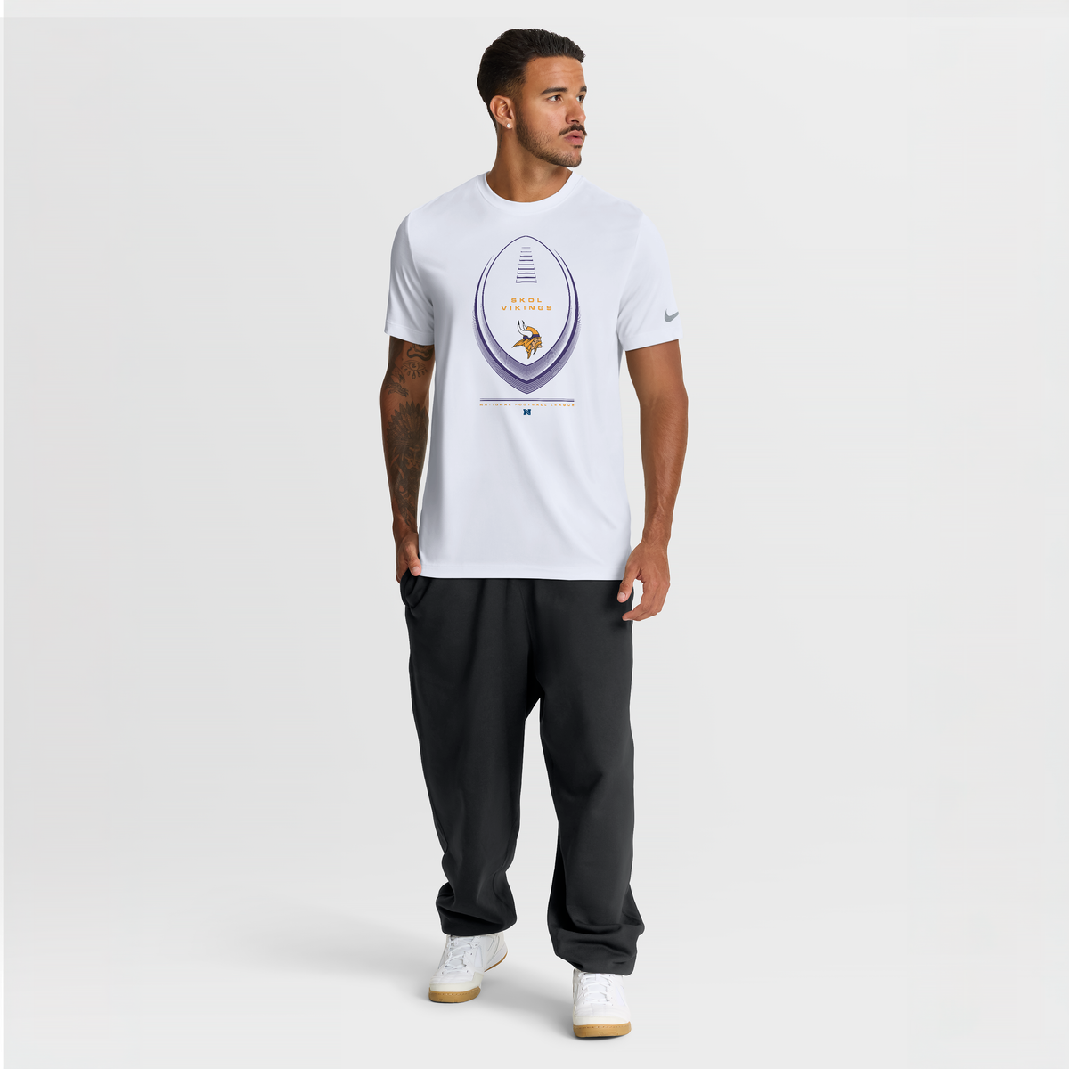 Nike Men's Nike White Minnesota Vikings Legend Icon Dri-FIT T-Shirt ...