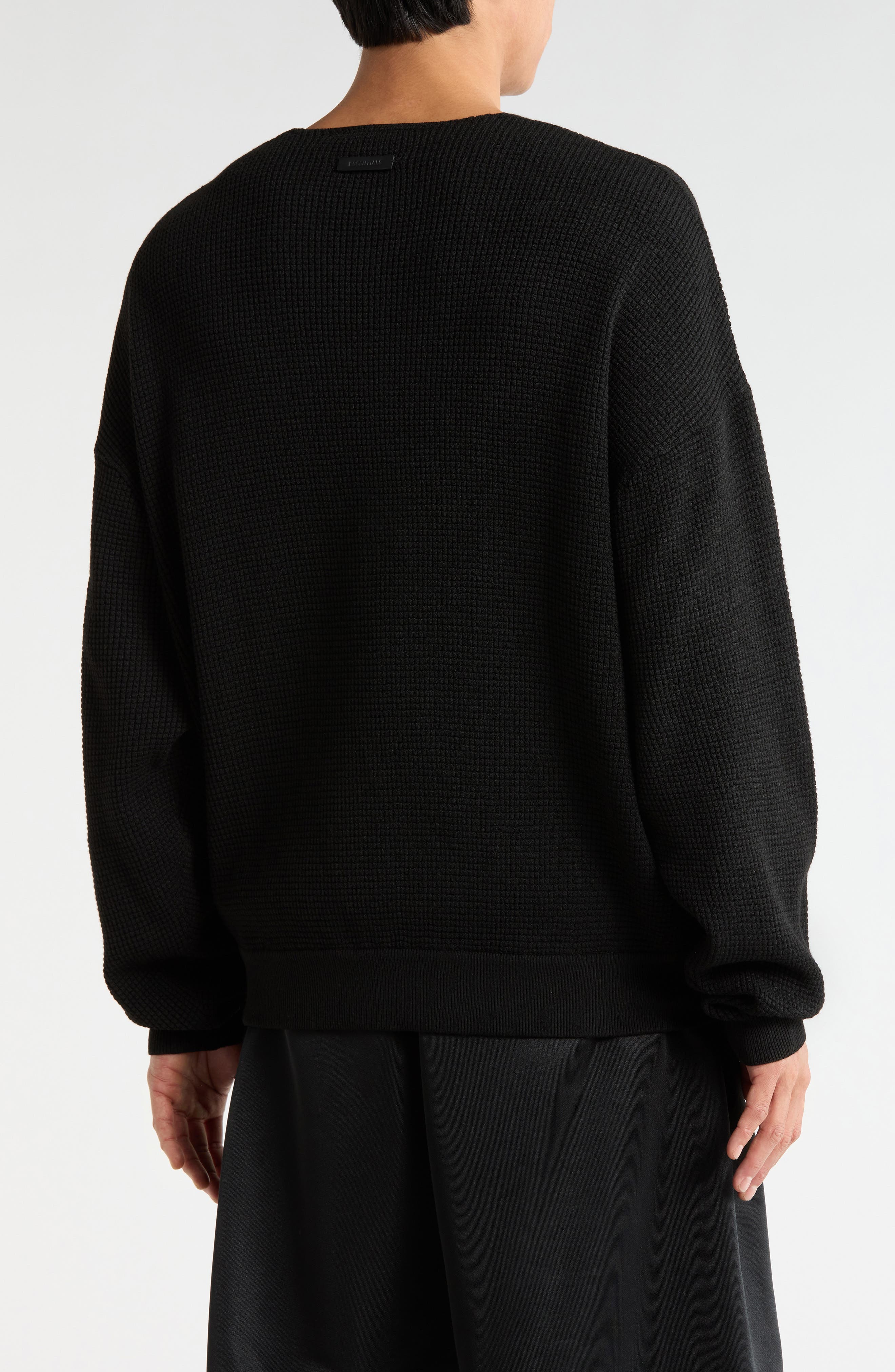 90s Waffle Knit Sweater (Men) | Nordstrom