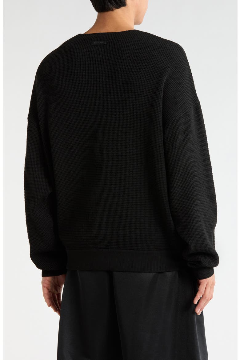 Fear of God Essentials '90s Waffle Knit Sweater (Men) | Nordstrom