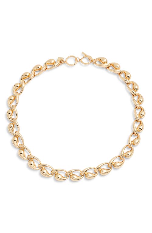 Open Edit Teardrop Chain Toggle Necklace
