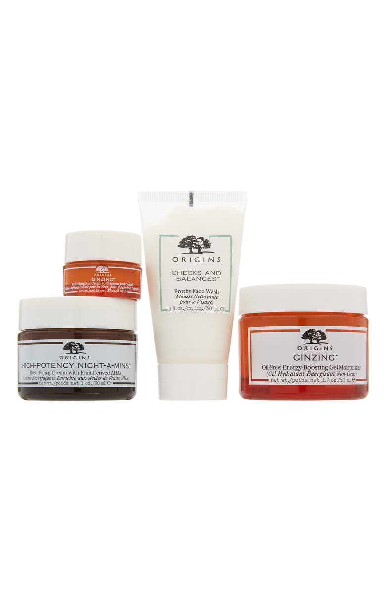 Origins Refreshing & Radiance-Boosting Essentials Set, Main, color,