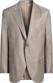 Peter Millar Hartford Classic Windowpane Wool Sport Coat