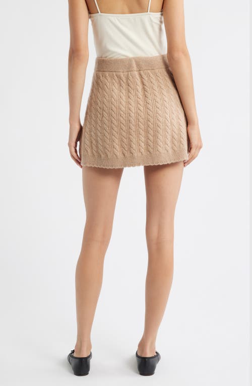 Loveshackfancy Berritt Cashmere & Wool Miniskirt In Multi