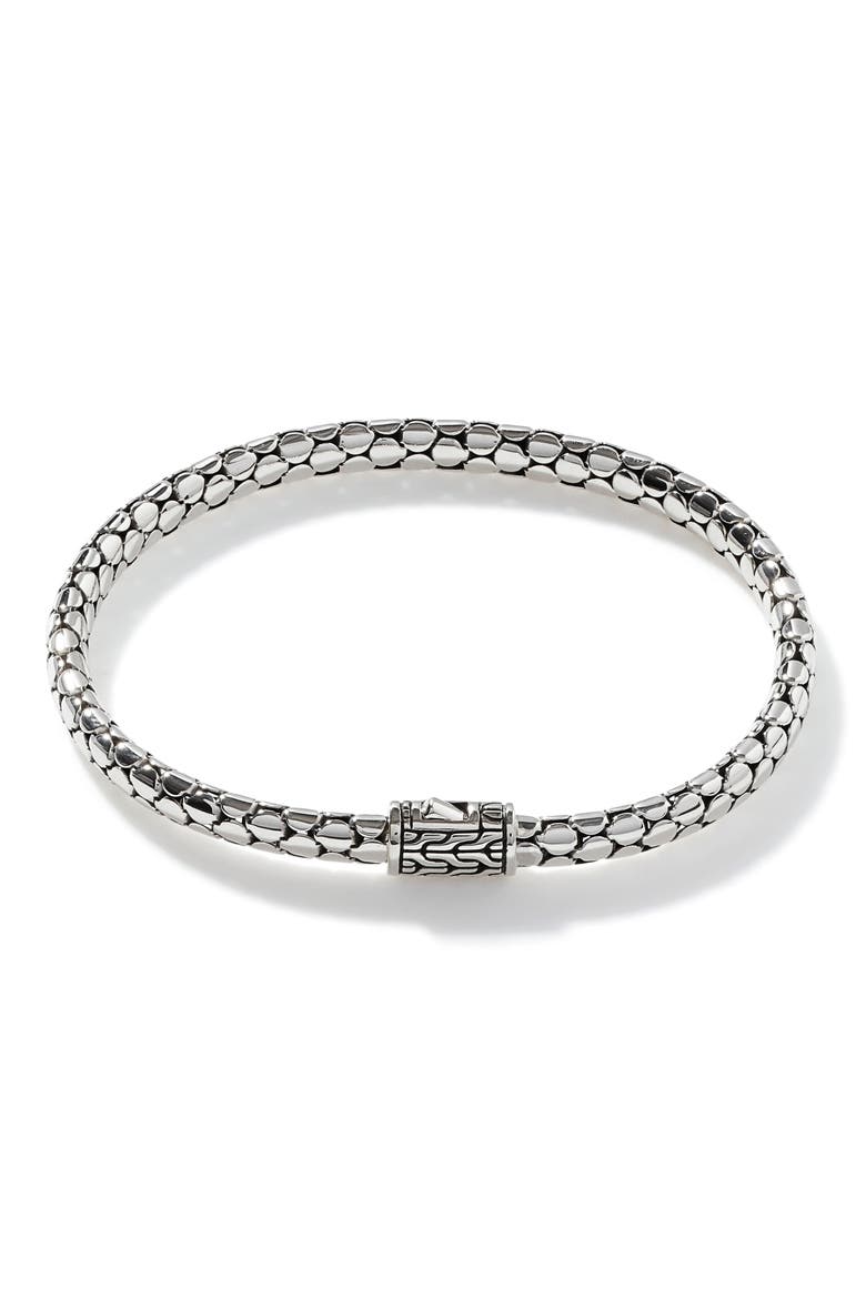 Dot 4.5mm Bracelet, Alternate, color, SILVER