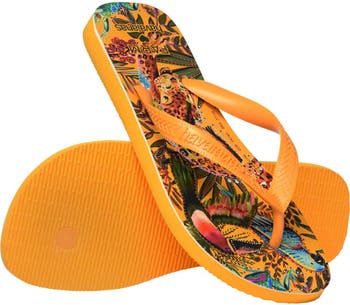 x FARM Rio Into the Jungle Flip Flop