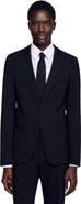 SANDRO Virgin wool suit jacket