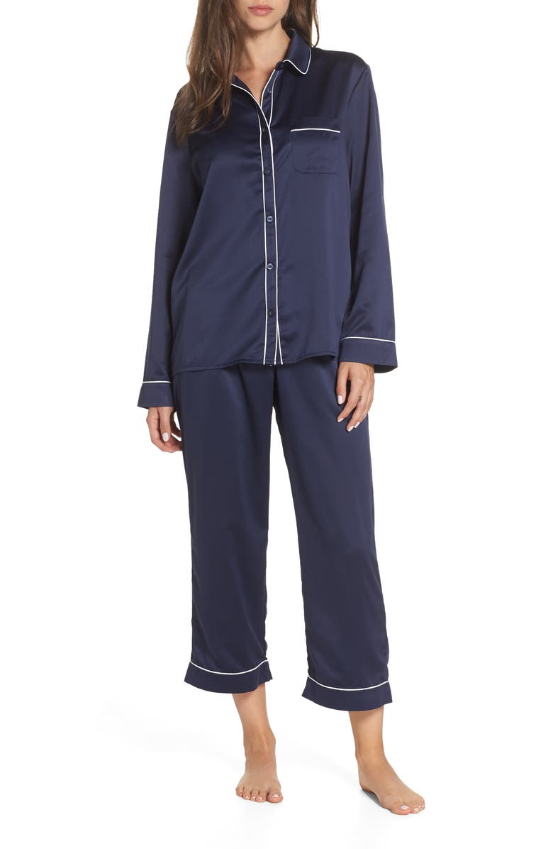 Nordstrom Lingerie Crop Pajamas, Main, color, 