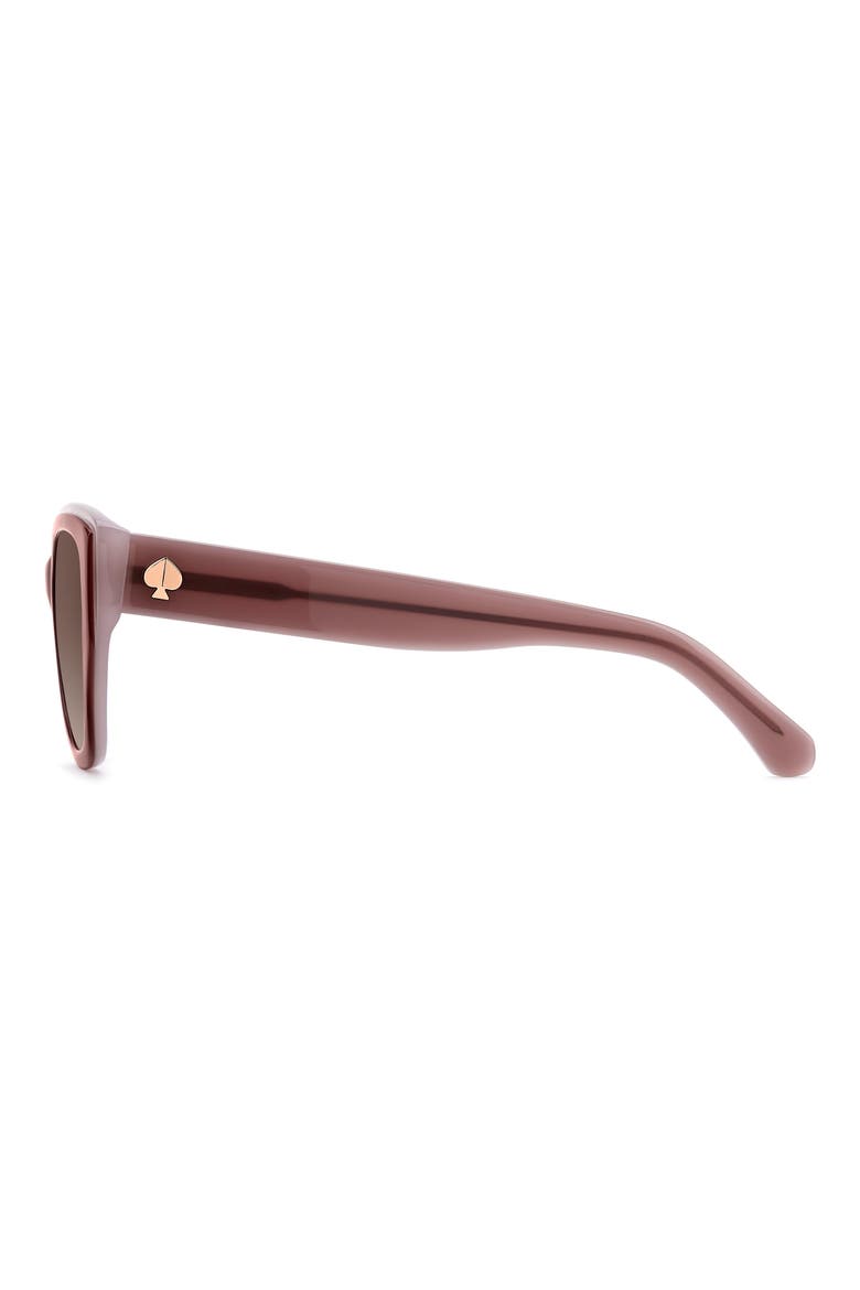 yolanda 51mm gradient cat eye sunglasses, Alternate, color, BROWN/ BROWN SF