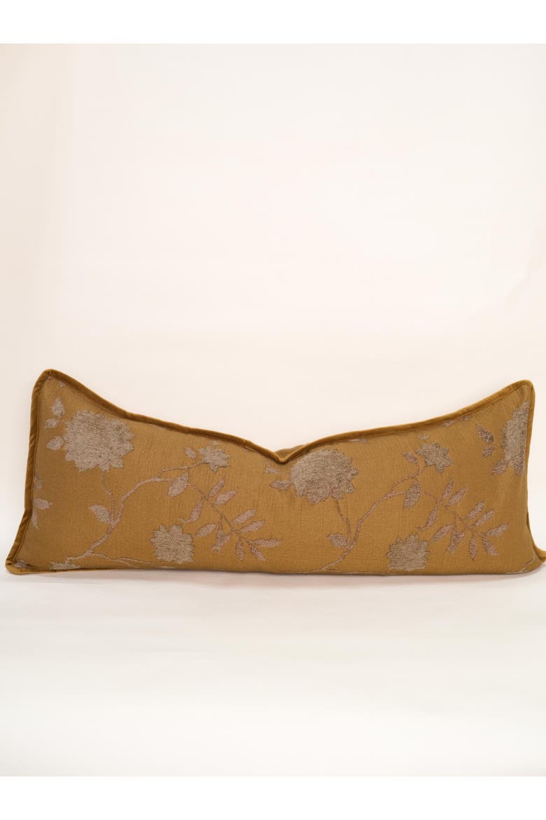 Charlotte Tapestry Long Lumbar, Alternate, color, Beige