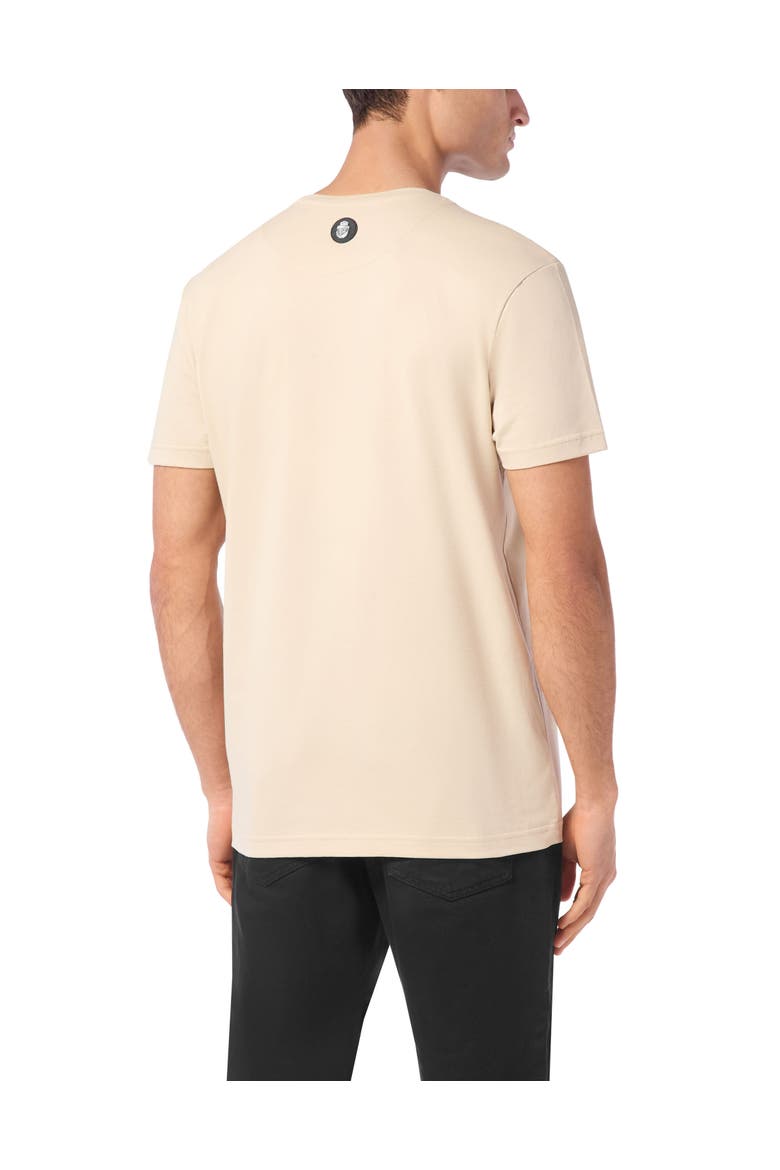 T-Shirt Round Neck Ss Lion B Frame Men, Alternate, color, beige