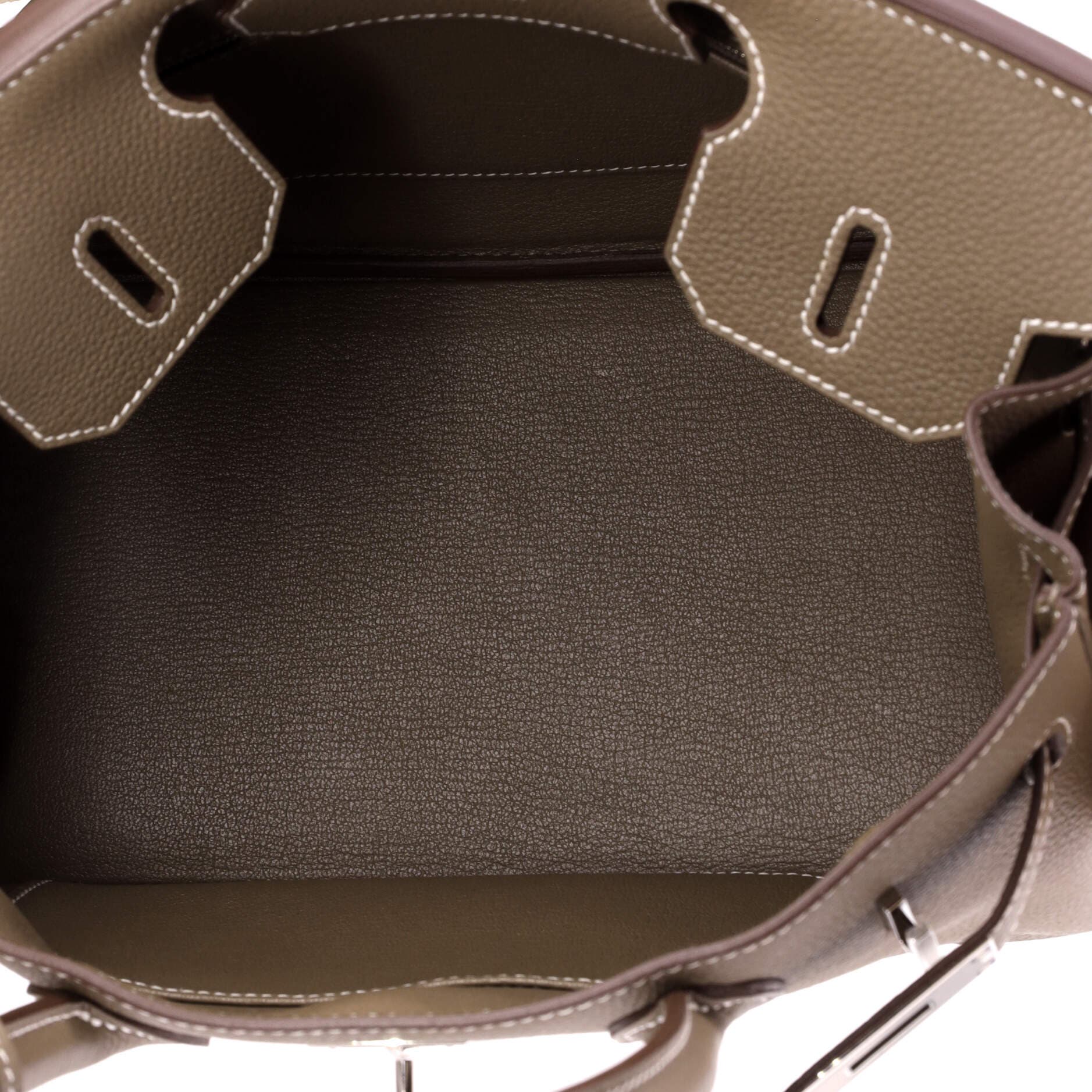 Pre-Owned Hermes Birkin Handbag Grey Togo with Palladium Hardware 30, Alternate, color, Etoupe