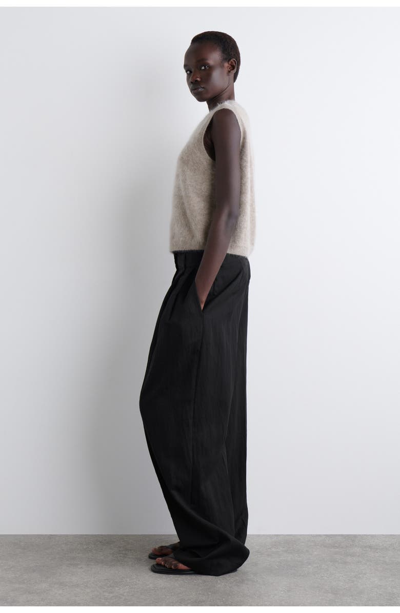 COS Brushed-Cashmere Vest, Alternate, color, Beige