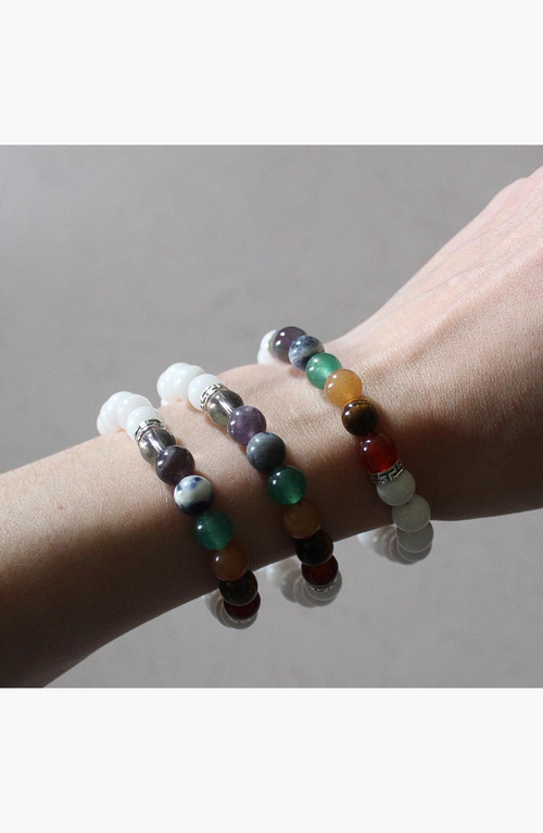Humanist Beauty 7 Chakra Crystal Healing Bracelet In 7 Chakra