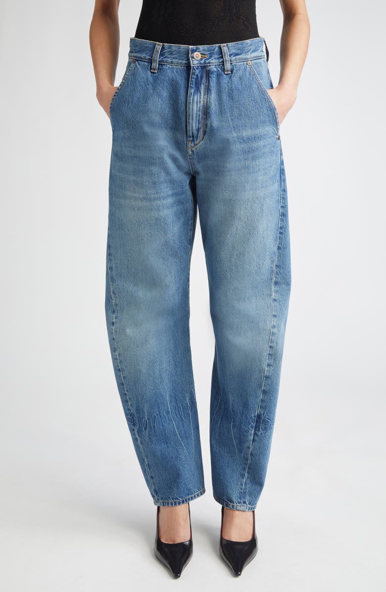 Victoria Beckham Twisted Slouch Jeans, Main, color,