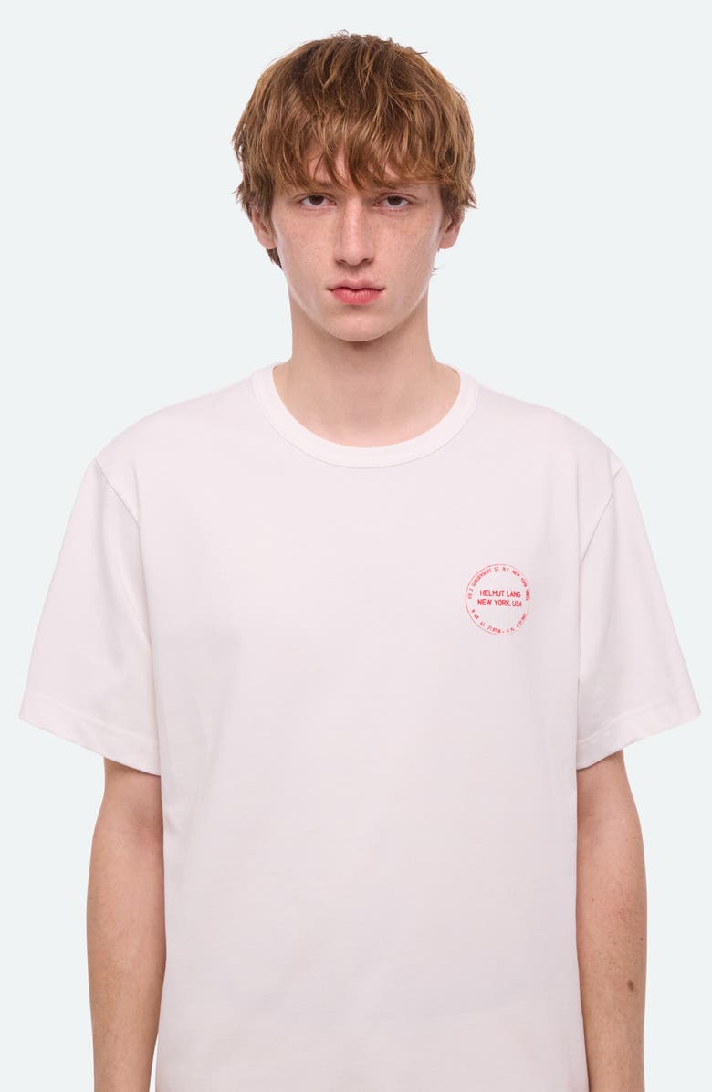 Helmut Lang Stamp Cotton Graphic T-Shirt, Alternate, color, 