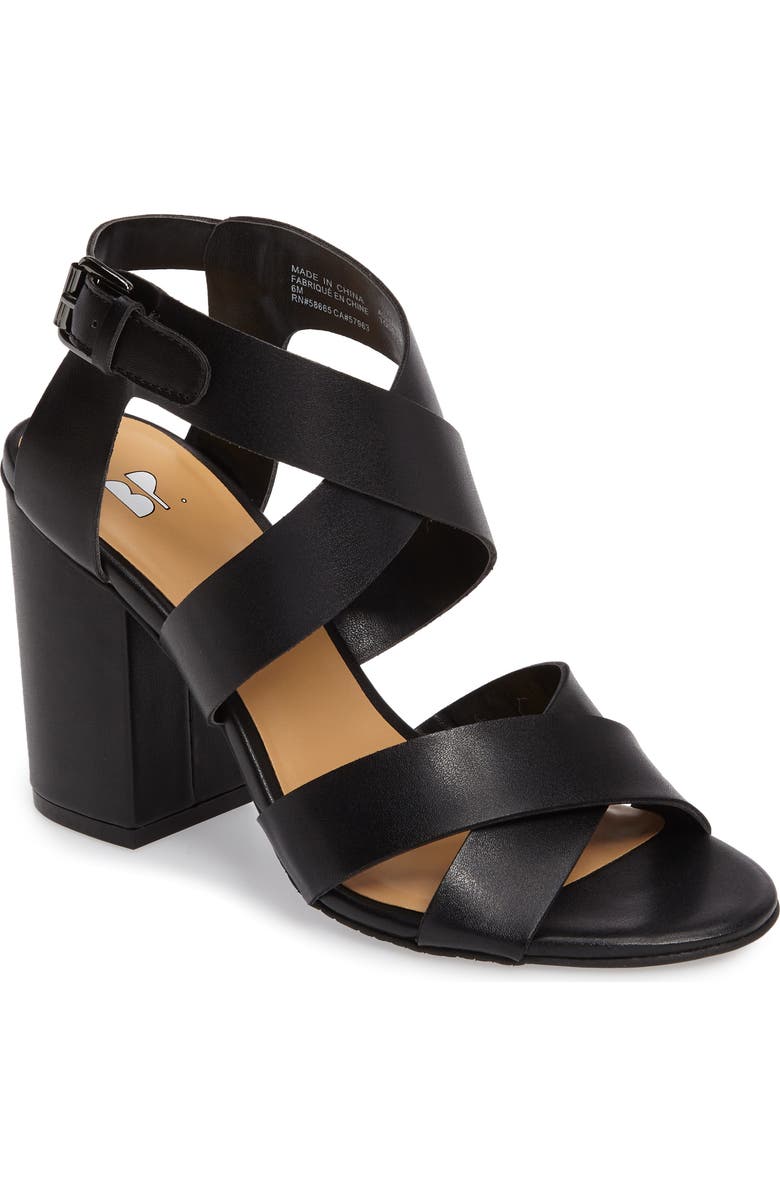 BP. Terry Block Heel Sandal, Main, color,