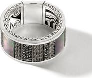 John Hardy Classic Chain Mixed Stone Band Ring