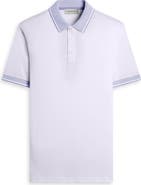 Bugatchi Tipped Pima Cotton Piqué Polo