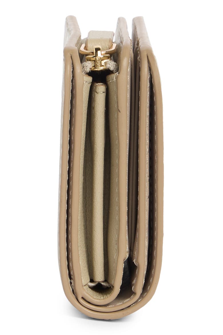 The Mini Compact French Wallet, Alternate, color, KHAKI
