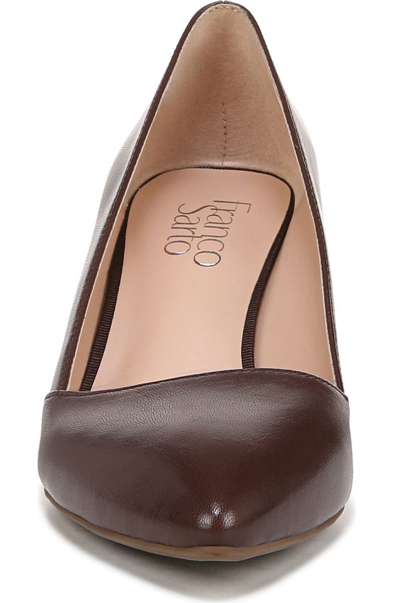 Franco Sarto Frankie Leather Wedge Pump, Alternate, color, Cafe