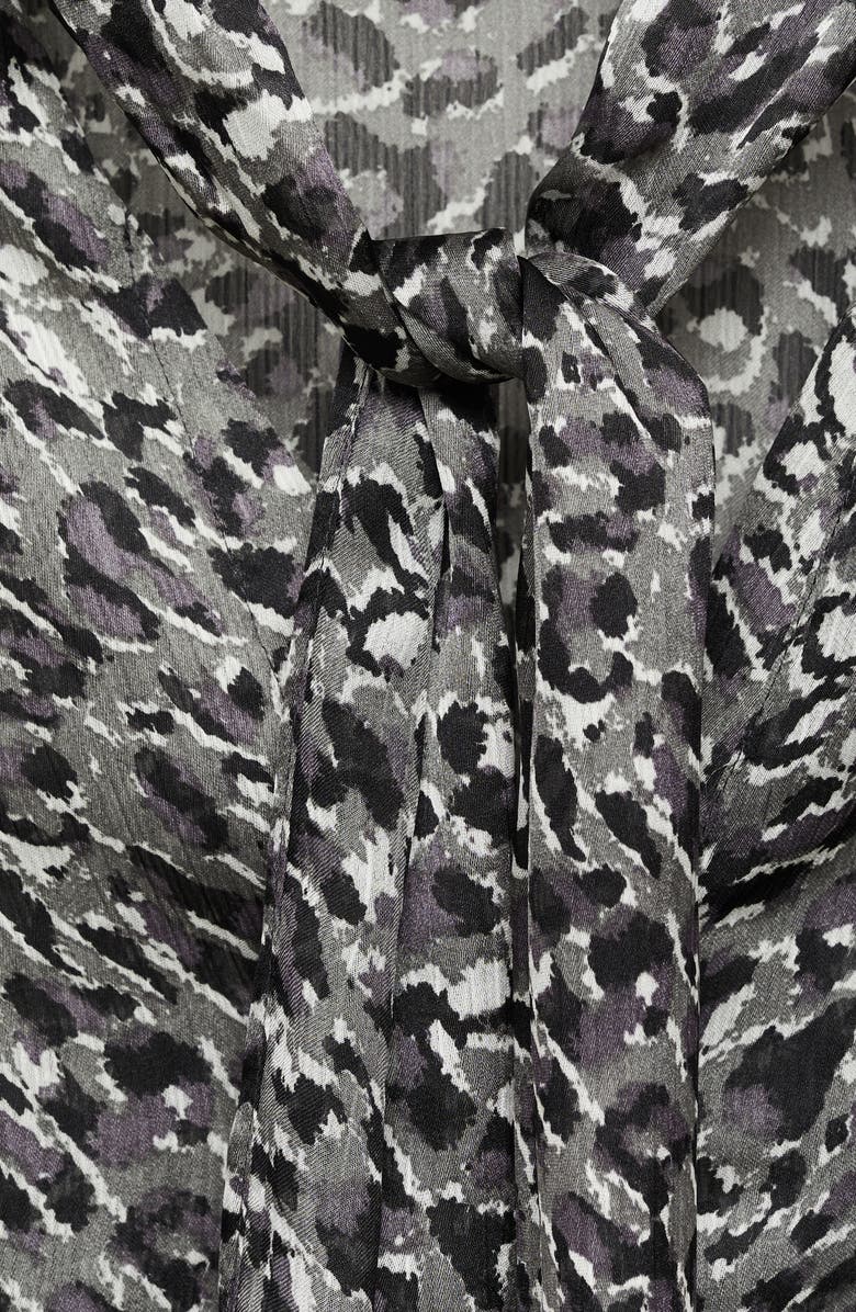 MANGO Leopard Top, Alternate, color, 