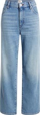 FRAME The Off Duty Hang Ankle Straight Leg Jeans