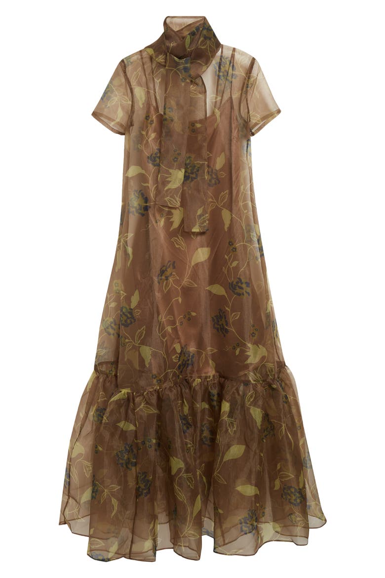 Calluna Floral Chiffon Dress, Alternate, color, VINTAGE FLORAL