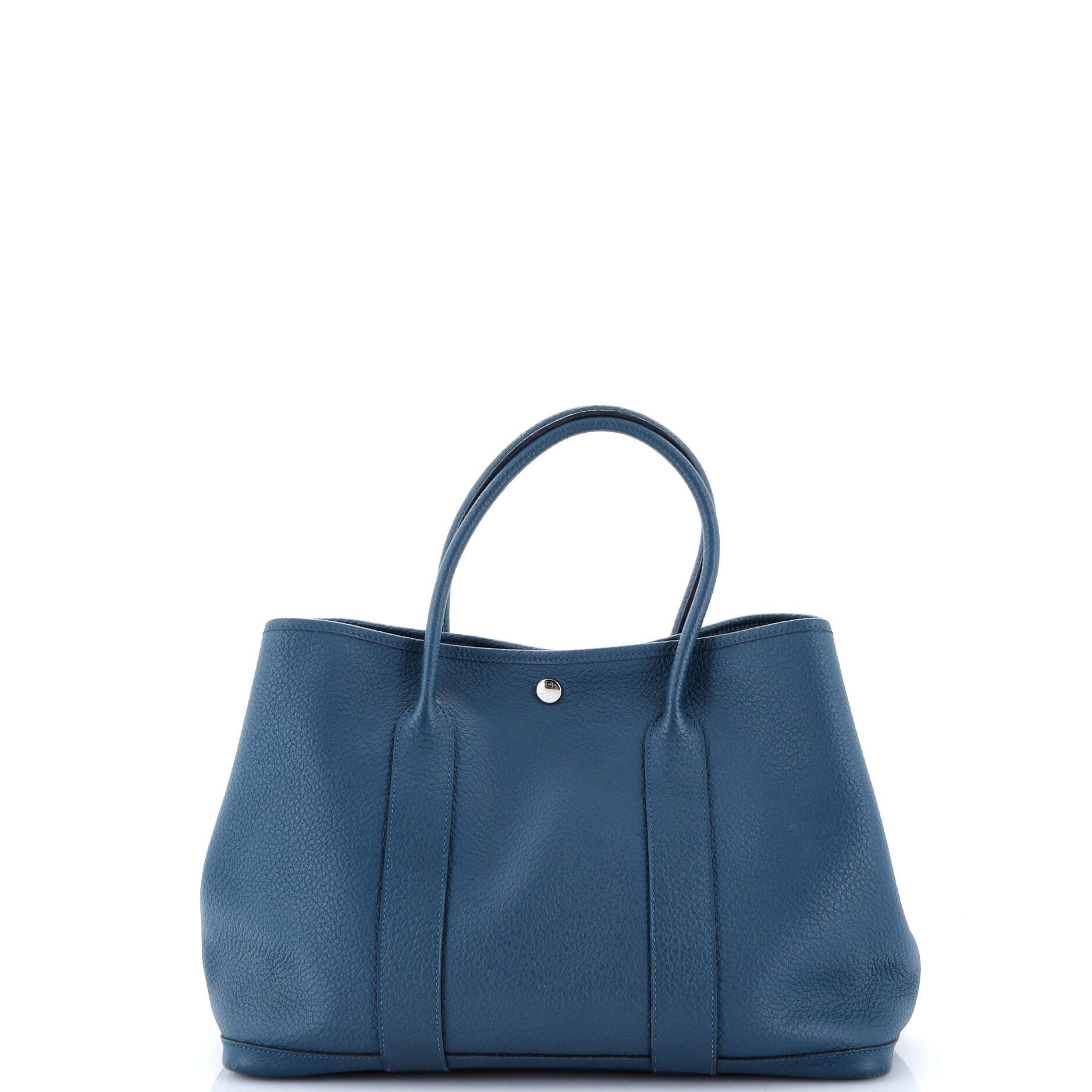 Pre-Owned Hermes Garden Party Tote Leather with Printed Interior 36, Alternate, color, 