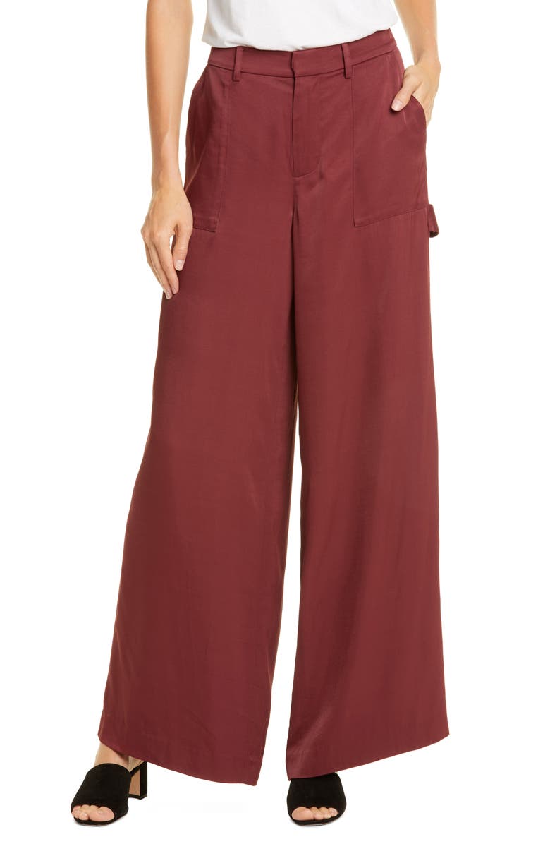 Opening Ceremony High Waist Carpenter Trousers, Main, color, 