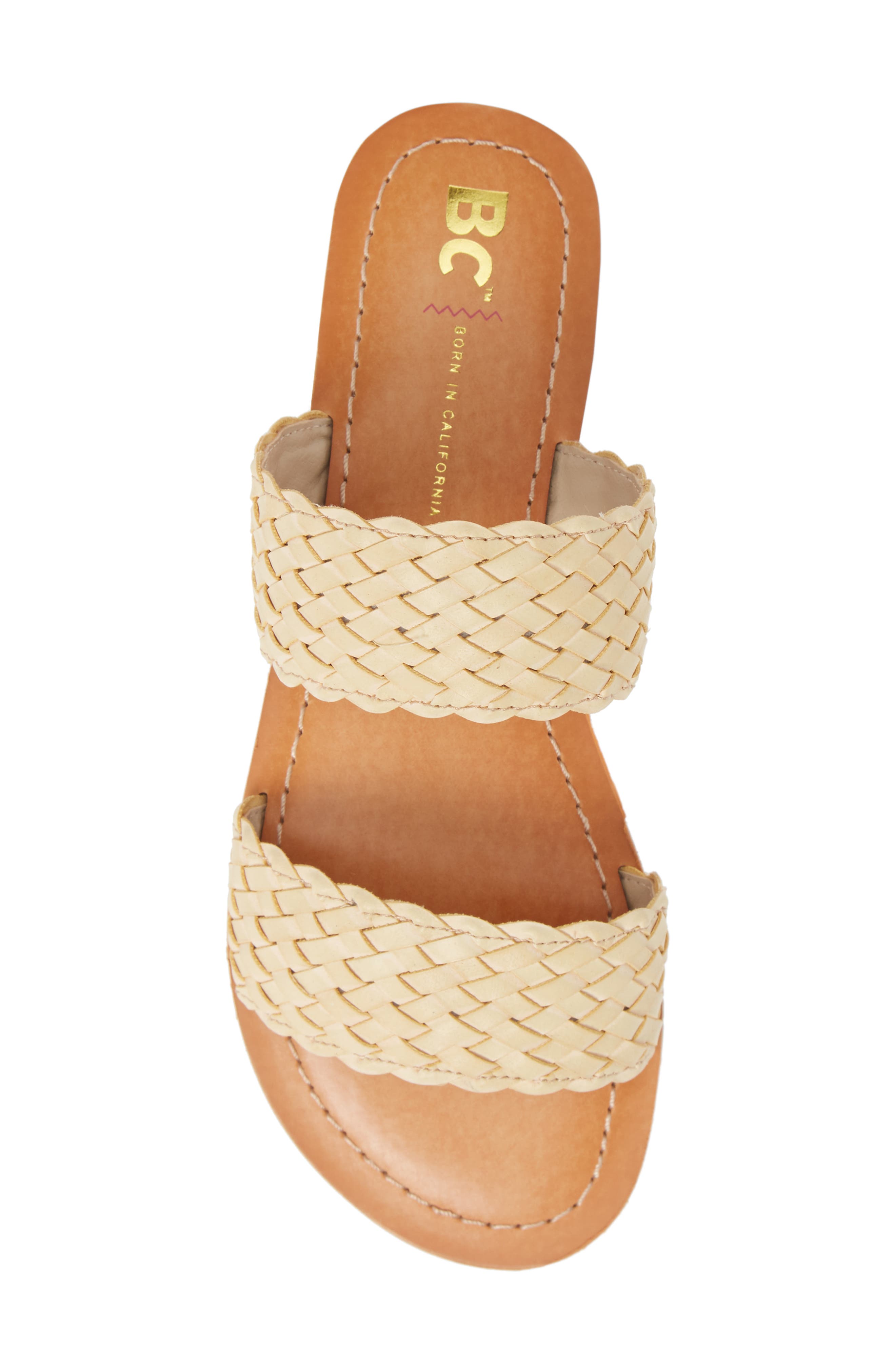 Vegan Woven Strap Sandal, Alternate, color, NATURAL