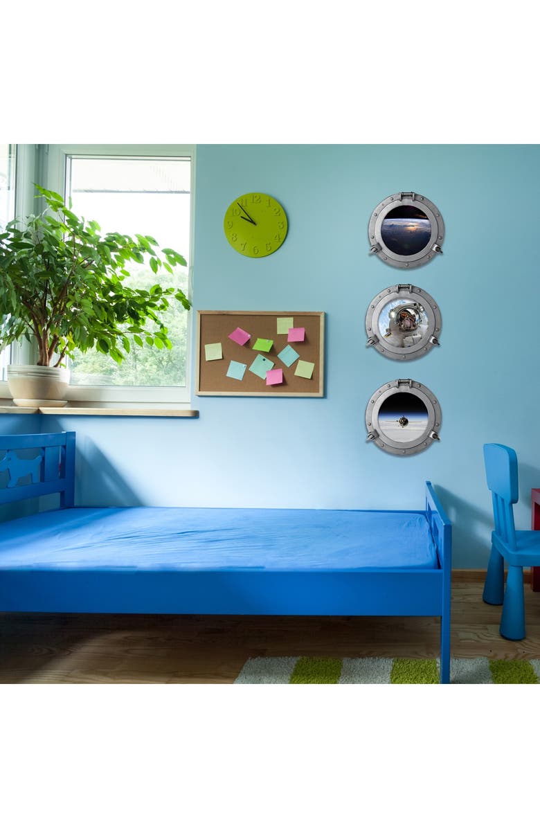 WALPLUS Air Space Window View Kids Art, Main, color, 