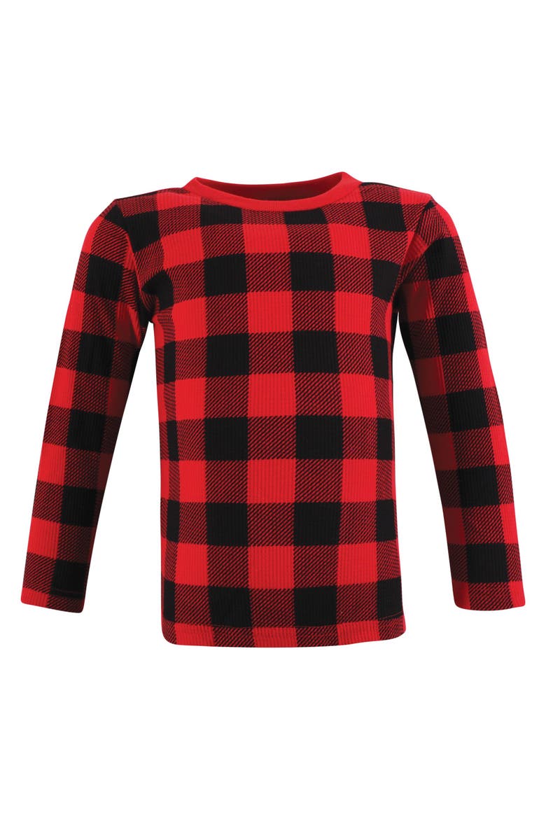Warm Long-Sleeve T-Shirt Collection 5-Pack, Alternate, color, Buffalo Plaid Moose