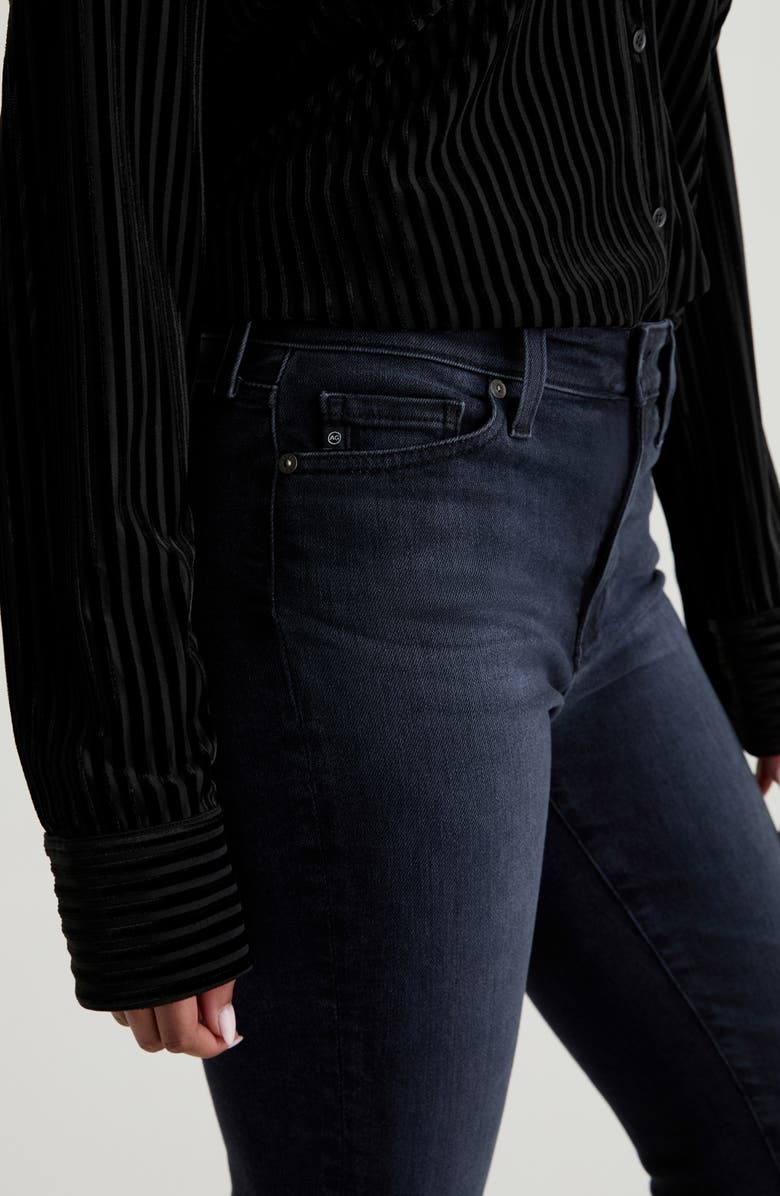 AG Viola Mid Rise Stacked Skinny Jeans, Alternate, color, Glitch