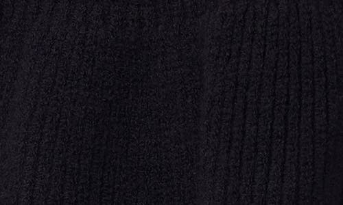 Cece Rib Peplum Sweater In Black