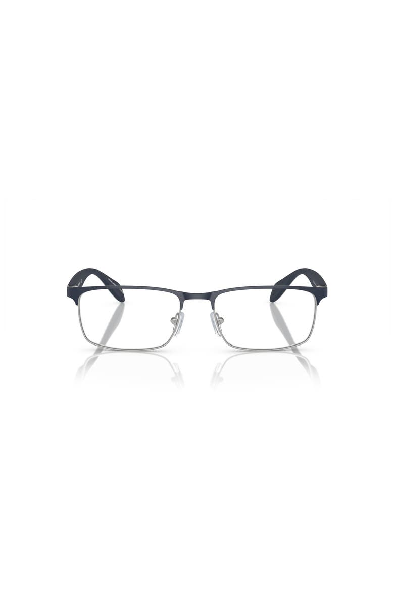 56mm Rectangle optical glasses, Alternate, color, Silver