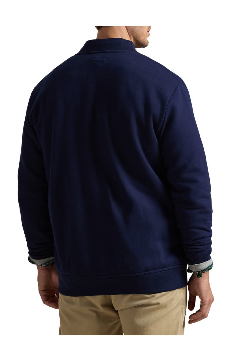 Polo Ralph Lauren Big & Tall Knit Baseball Jacket, Alternate, color, Cruise Navy
