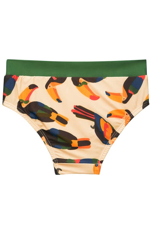 Roarsome Toucan Bikini In Green