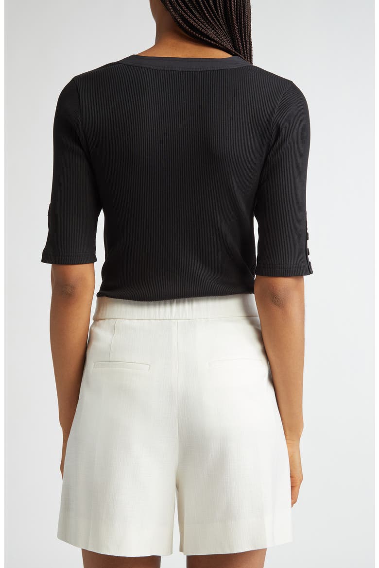 Adrian Rib Top, Alternate, color, BLACK