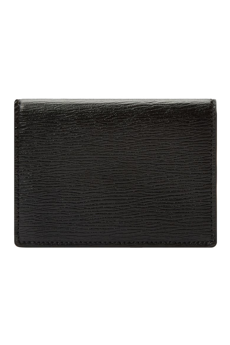 W Gusset Card Case, Alternate, color, Black