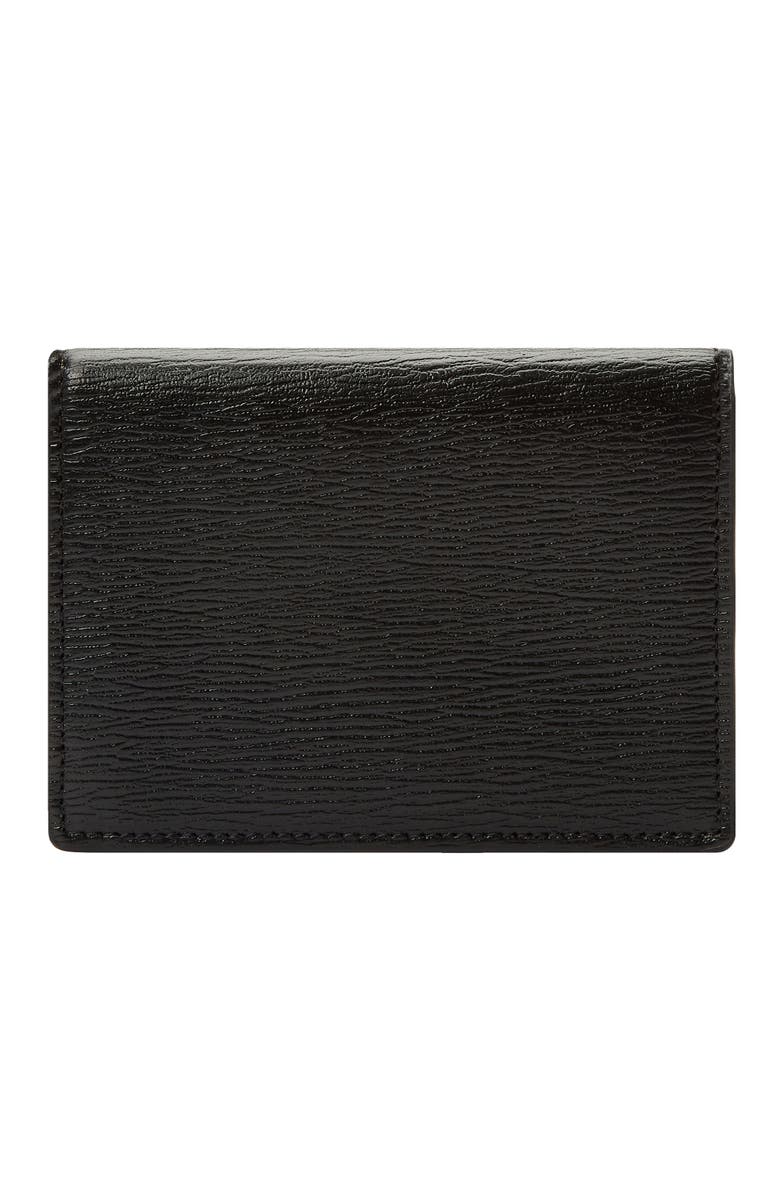 WOLF W Gusset Card Case, Alternate, color, Black