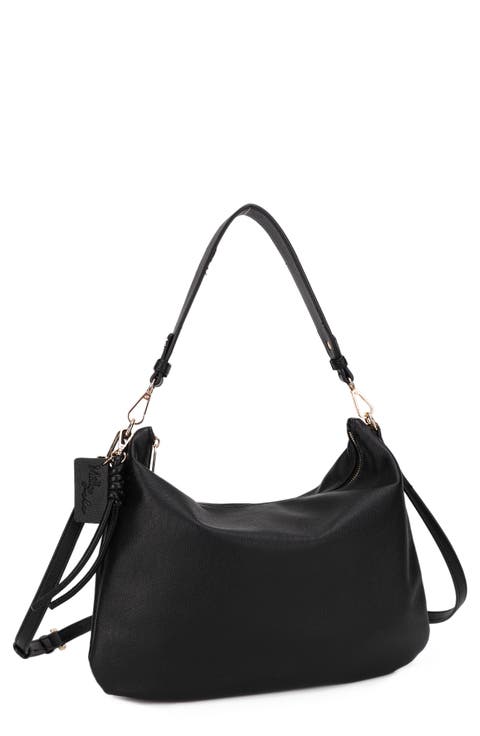 Nova Large Soft Faux Leather Shoulder Bag