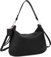 Mali + Lili Nova Large Soft Faux Leather Shoulder Bag