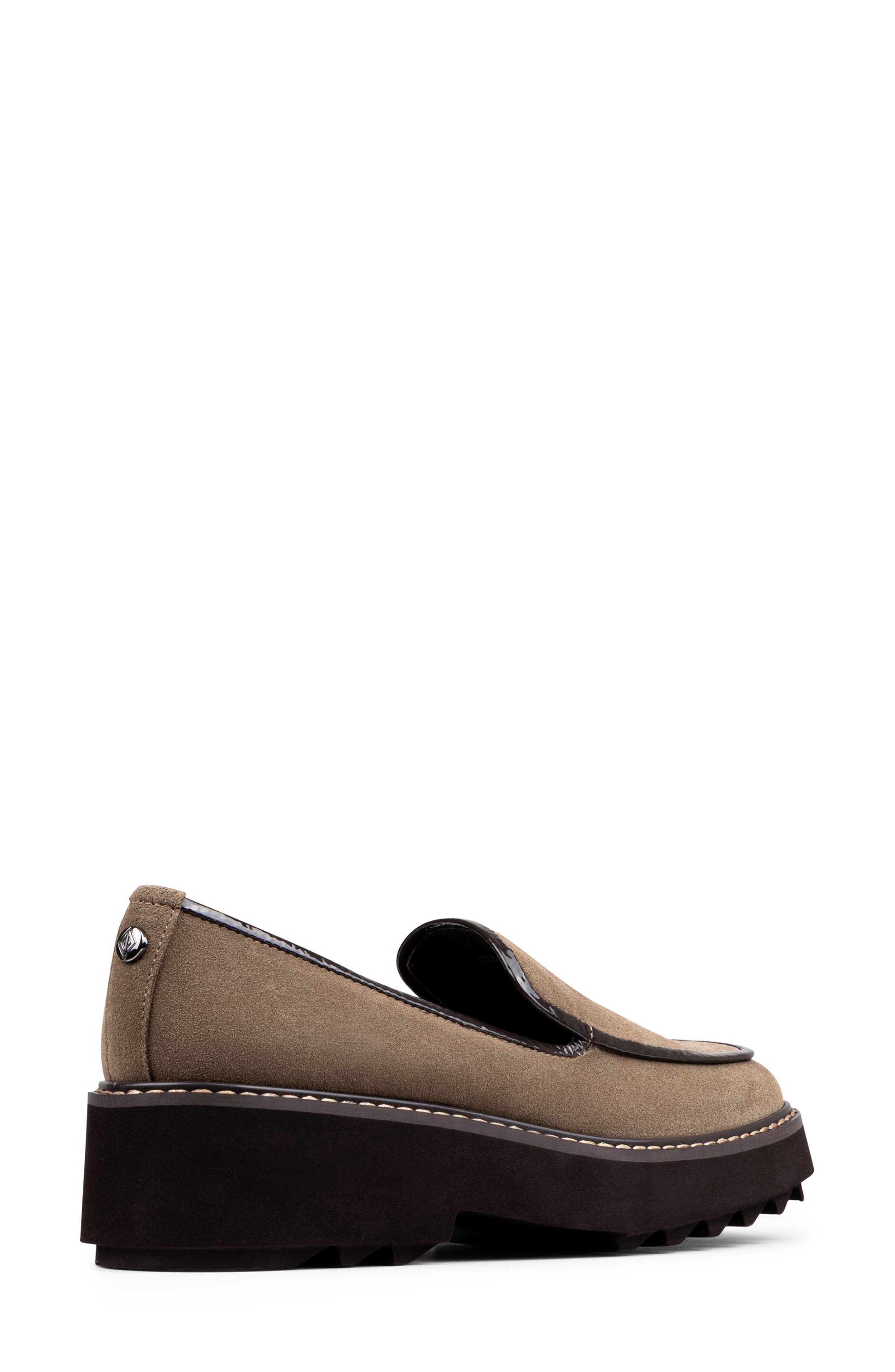 Donald Pliner Peggi Lug Sole Loafer, Alternate, color, Bark
