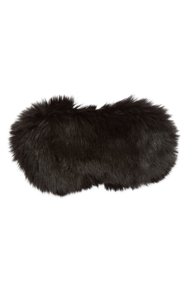 Nordstrom Lingerie Nordstrom Faux Fur Eye Mask, Main, color,
