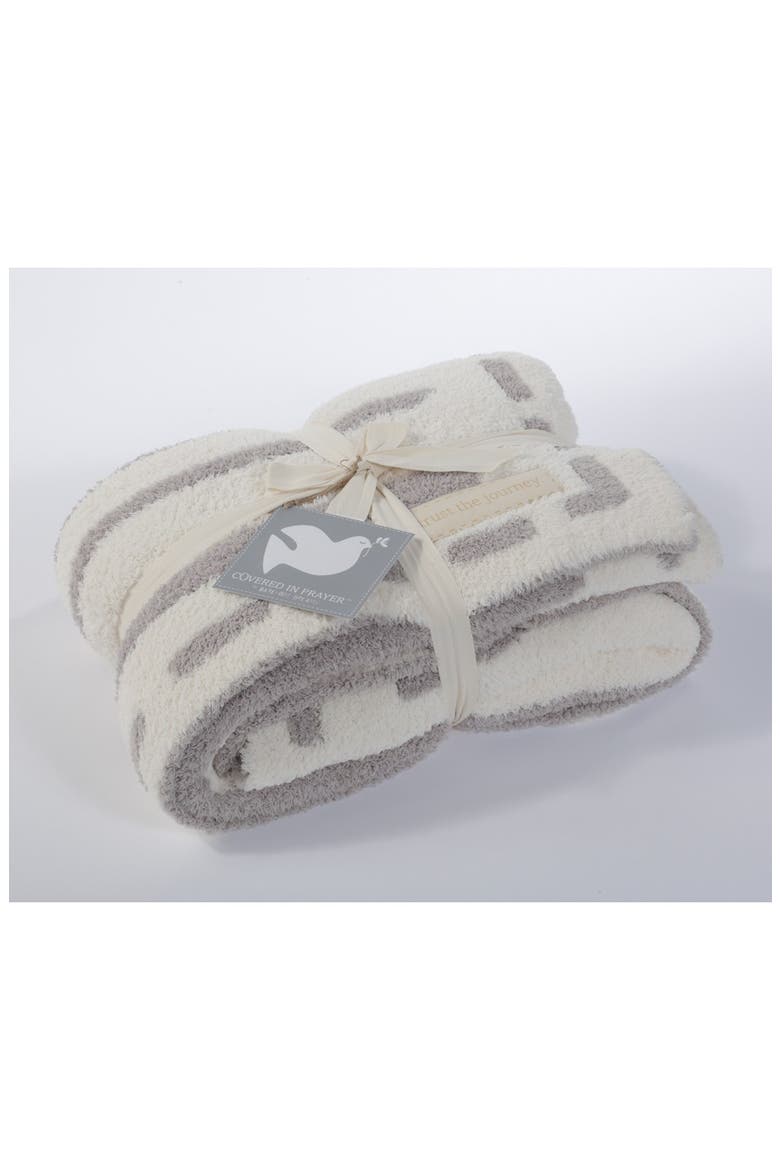 Covered in Prayer® Throw, Alternate, color, TTJ-CREAM/LINEN