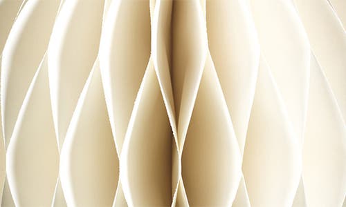 Zodax Miriam Set Of 6 Paper Ball Ornaments In Neutral